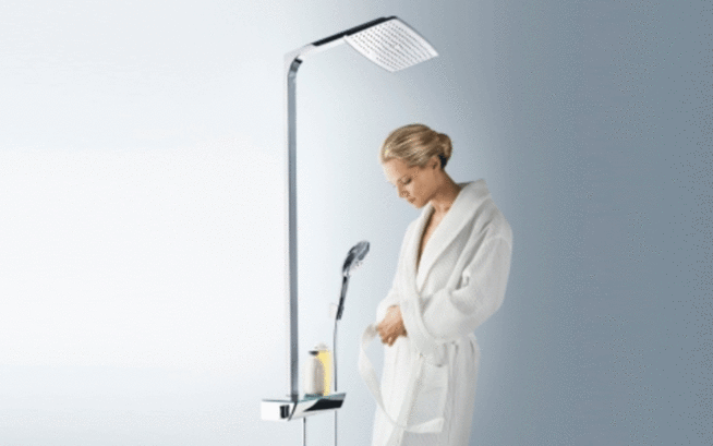 Duscherlebnis mit der Kopfbrause Raindance Connect